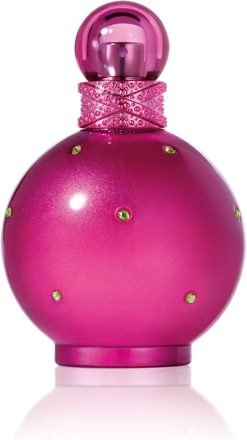 Frasco rosa brillante de Britney Spears Fantasy, ideal para un look romántico