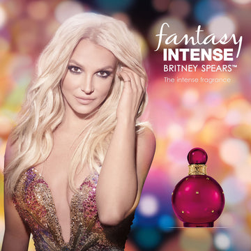 Britney Spears Fantasy Intense - caja empaque; regalo elegante que revela un aroma intenso.