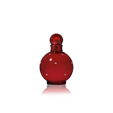 Britney Spears Hidden Fantasy: botella frontal roja, aroma seductor para uso nocturno