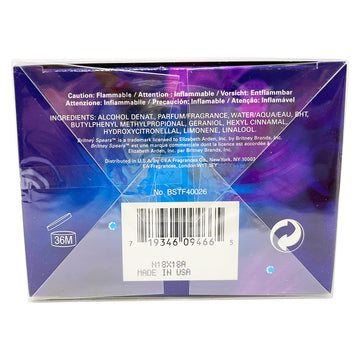 Britney Spears Midnight Fantasy, presentación en estantería atractiva para compradores