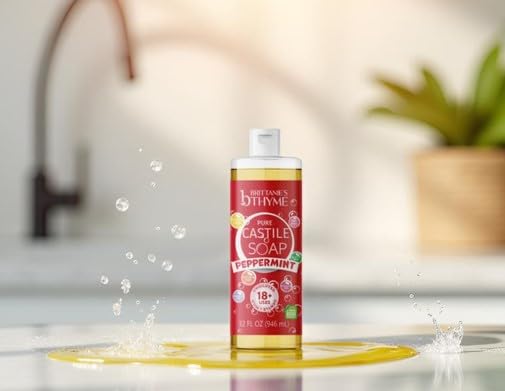 Brittanie's Thyme Ducha Menta Refrescante para despertar la piel y los sentidos.