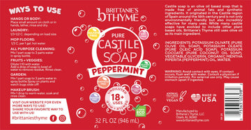 Brittanie's Thyme Hecho en Estados Unidos, producción en lotes pequeños.