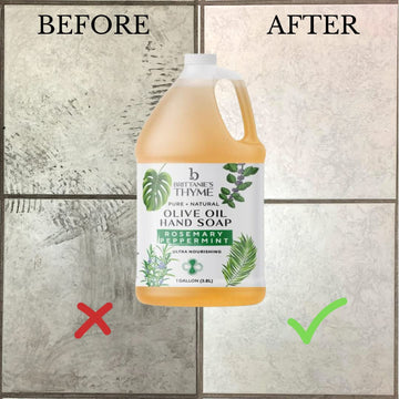 Brittanie's Thyme jabon castilla aroma refrescante durante el lavado