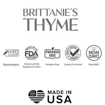 Brittanie's Thyme elaborado en Estados Unidos, producción artesanal.