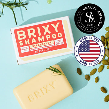 BRIXY barra champú color seguro para cabello teñido