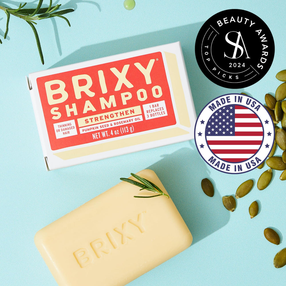 BRIXY barra champú color seguro para cabello teñido