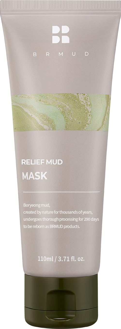 BRMUD Mascarilla de Lodo Purificante para rostro y cuerpo, limpieza profunda.