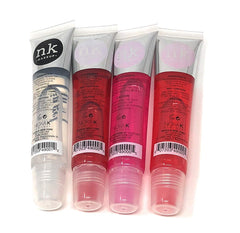 Nicka K gel labial cereza, tono translúcido y brillo ligero para labios.