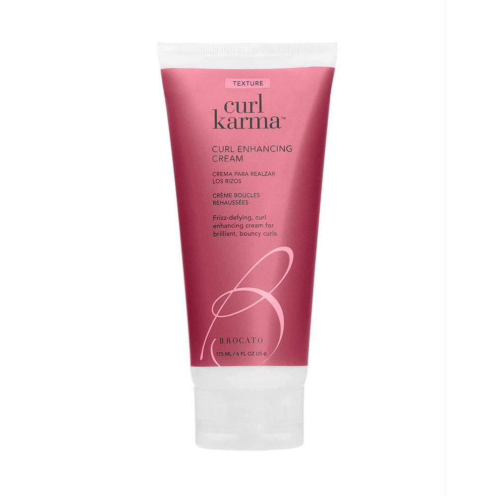 Brocato Curl Karma crema-definición para rizos, aporta definición y elasticidad duradera.