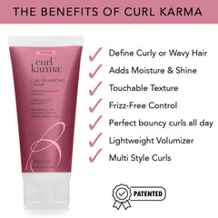Brocato Curl Karma mantenimiento de rizos, controla el frizz todo el día.