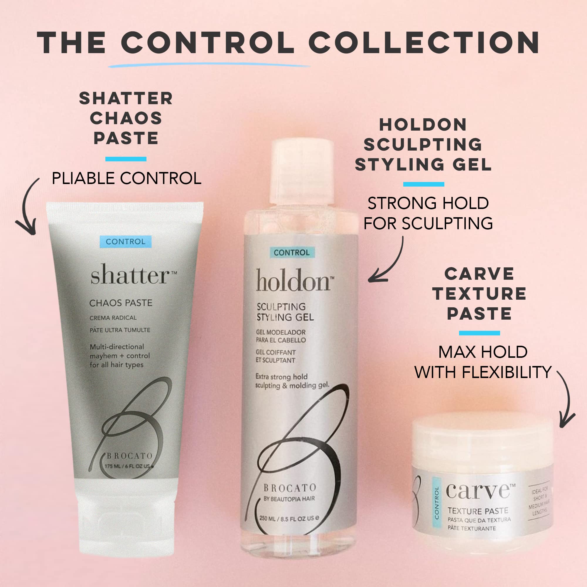 Brocato Holdon, brillo y protección UV en el cabello.