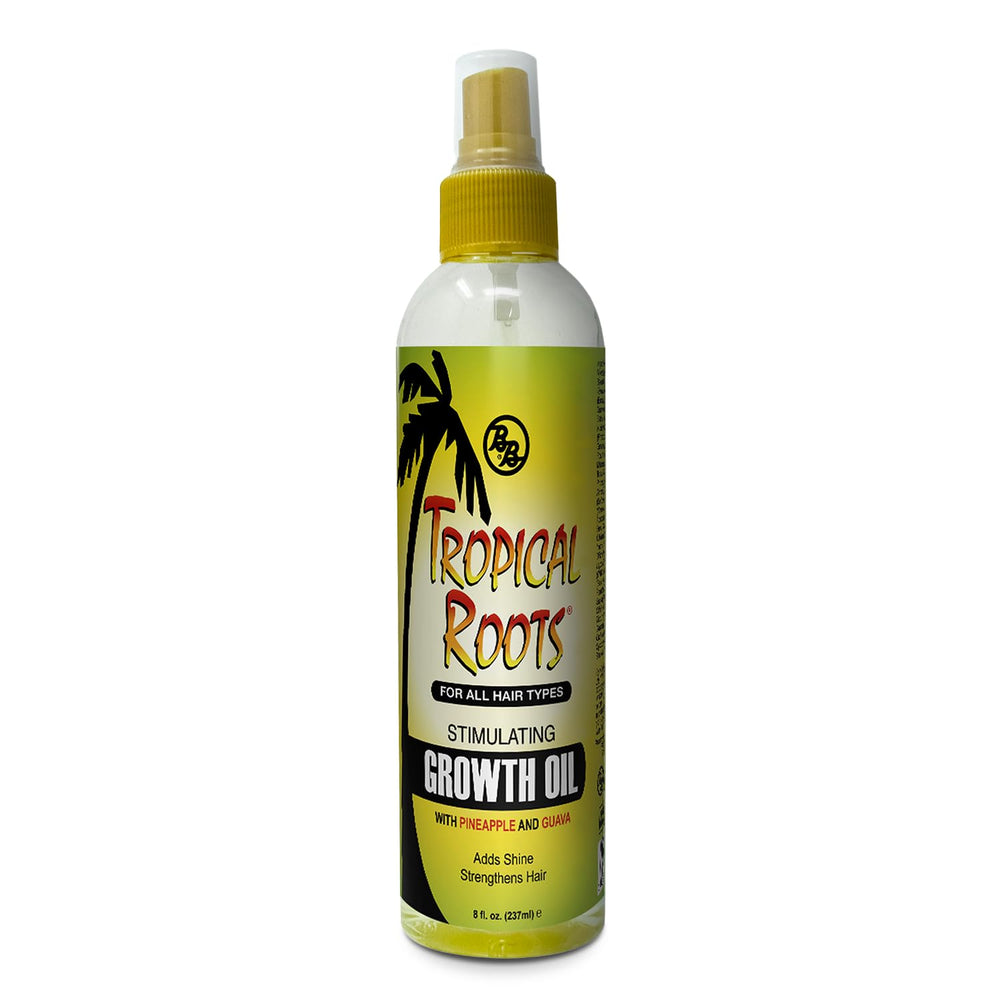 Bronner Bros Aceite Crecimiento Tropical Trenzas: aplicación suave para fortalecer el cabello