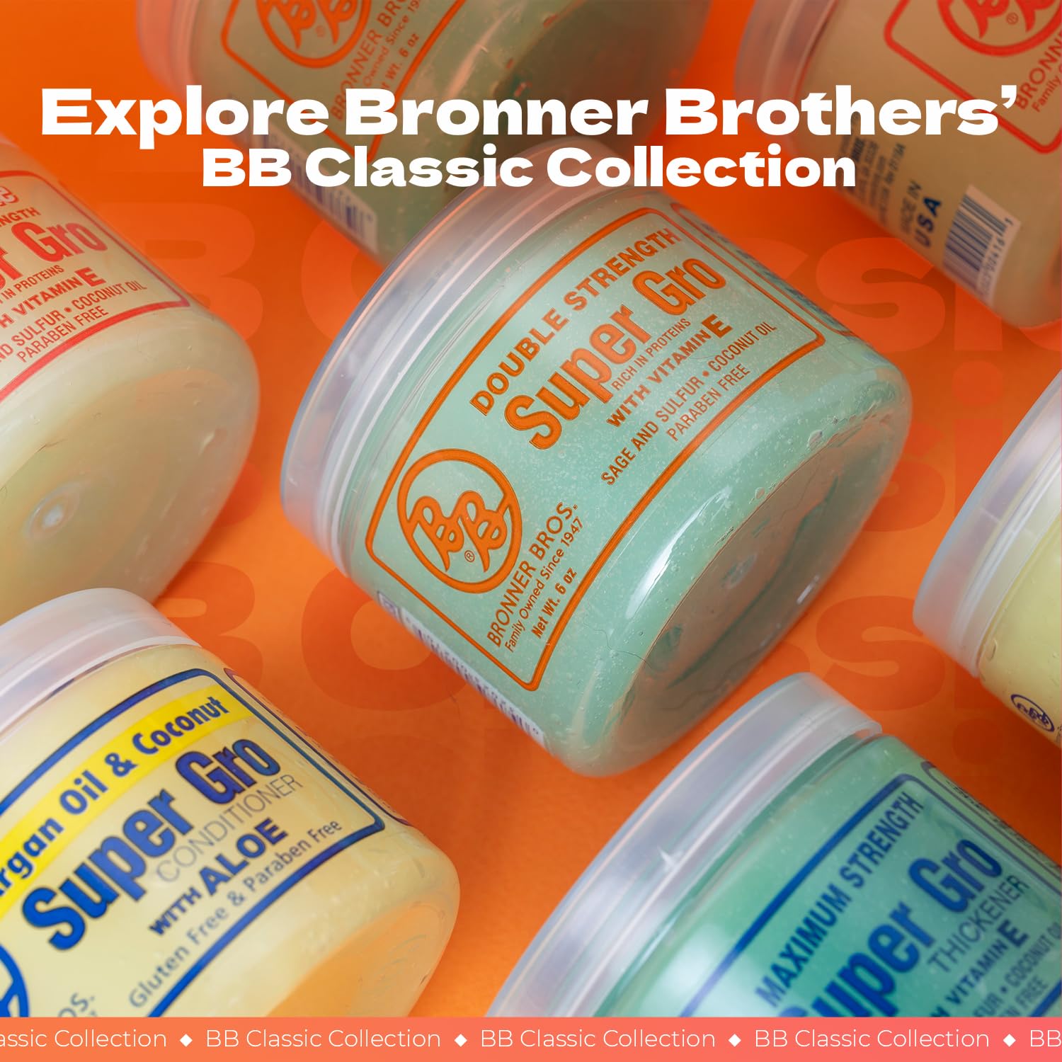 Bronner Bros BB Pine Tar Super Gro, ayuda a controlar la caspa y la sequedad.