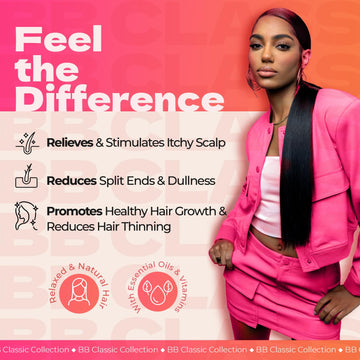 Bronner Bros B&B Super Gro, vitamina E y pantenol para suavidad