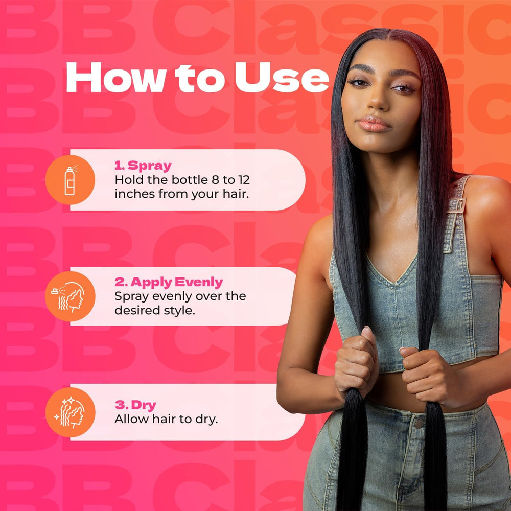 Bronner Bros Pump It Up, aplicación-rapida, secado rápido para continuar tu rutina.