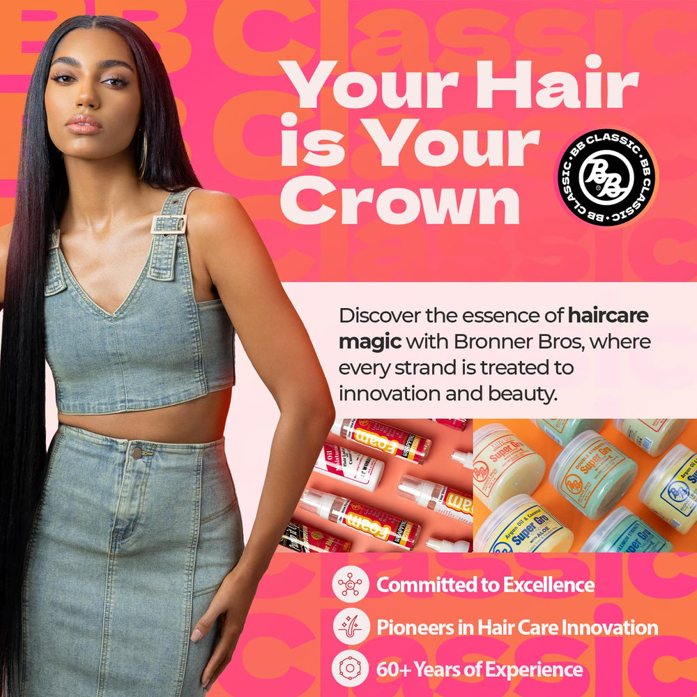 Bronner Bros Super Gro ayuda a reducir roturas percibidas.