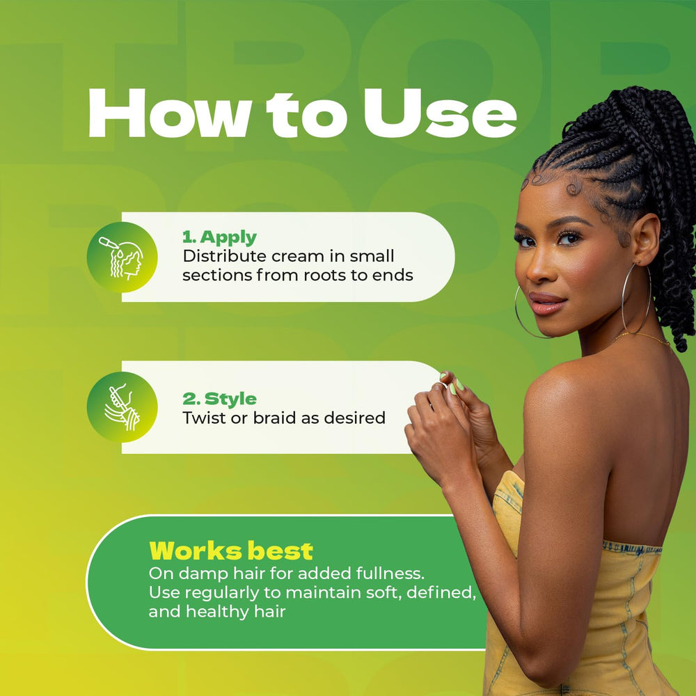 Crema contiene piña y guayaba en Bronner Bros Tropical Roots Twist