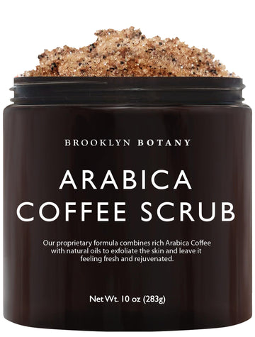 Brooklyn Botany Exfoliante cafe cuerpo: exfolia suavemente para piel suave.