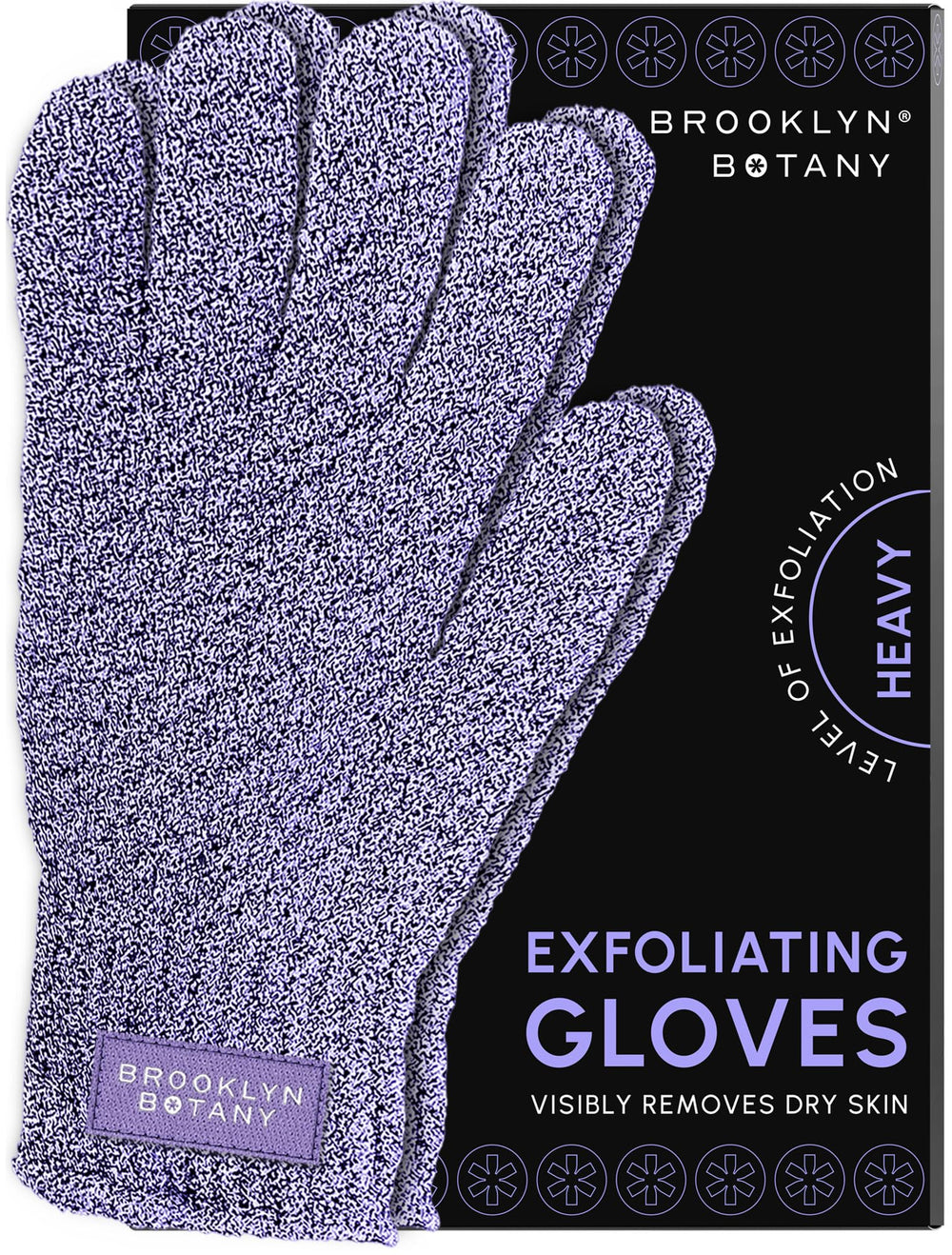 Guantes exfoliantes Brooklyn Botany para la ducha: exfoliación suave y renovación de la piel