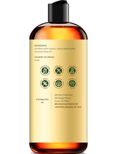Brooklyn Botany Jojoba Oil, gotero para dosis precisas.