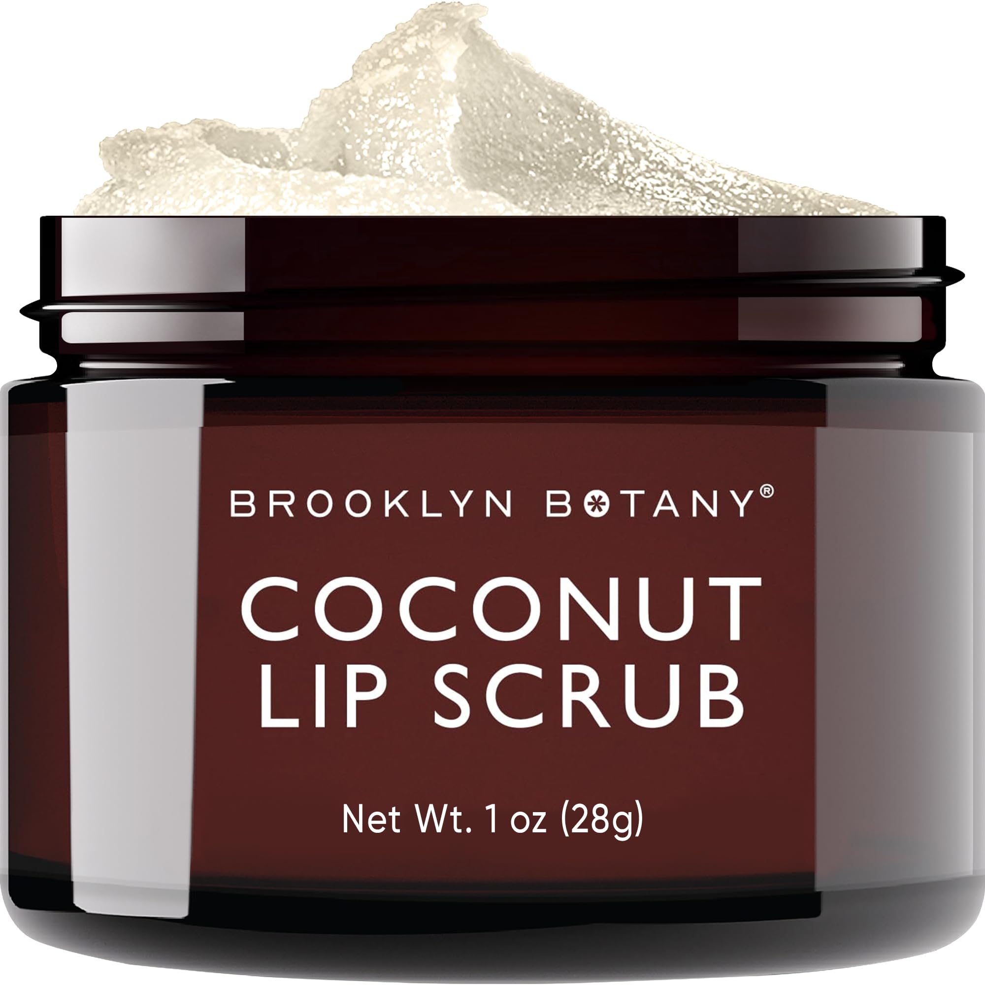 Brooklyn Botany Exfoliante labial: aplicación diaria para labios suaves y nutridos.