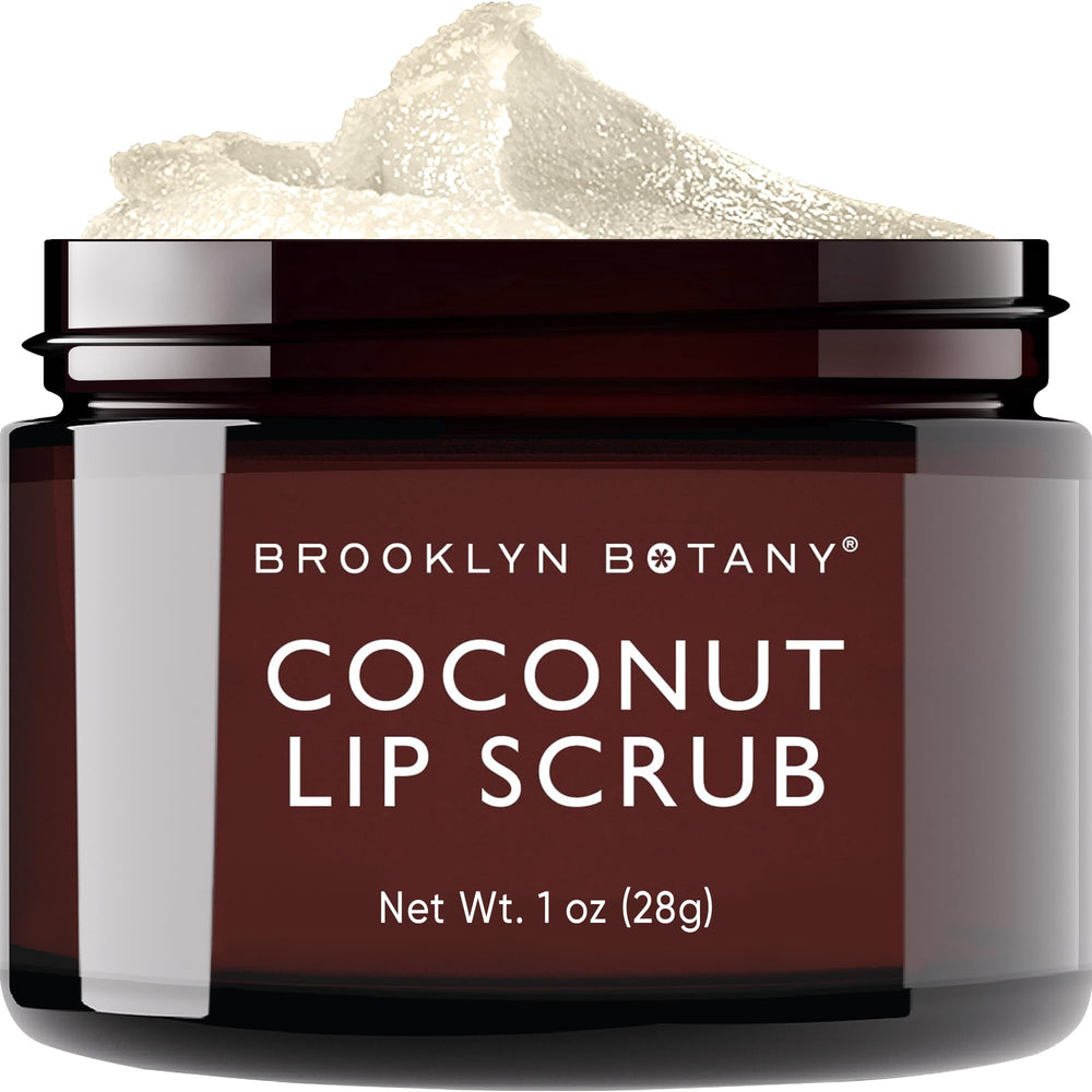 Brooklyn Botany Exfoliante labial: aplicación diaria para labios suaves y nutridos.