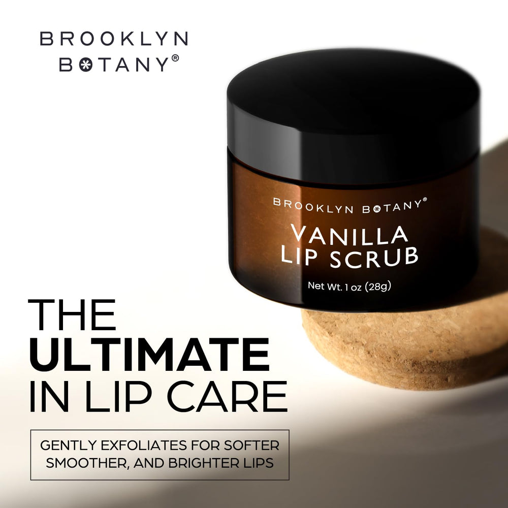 Brooklyn Botany Textura suave exfoliante 1oz para labios sedosos