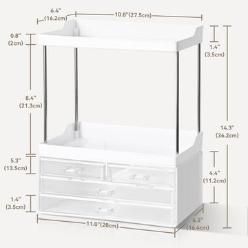 Brothersbox tocador compacto, ideal para la vanidad diaria.