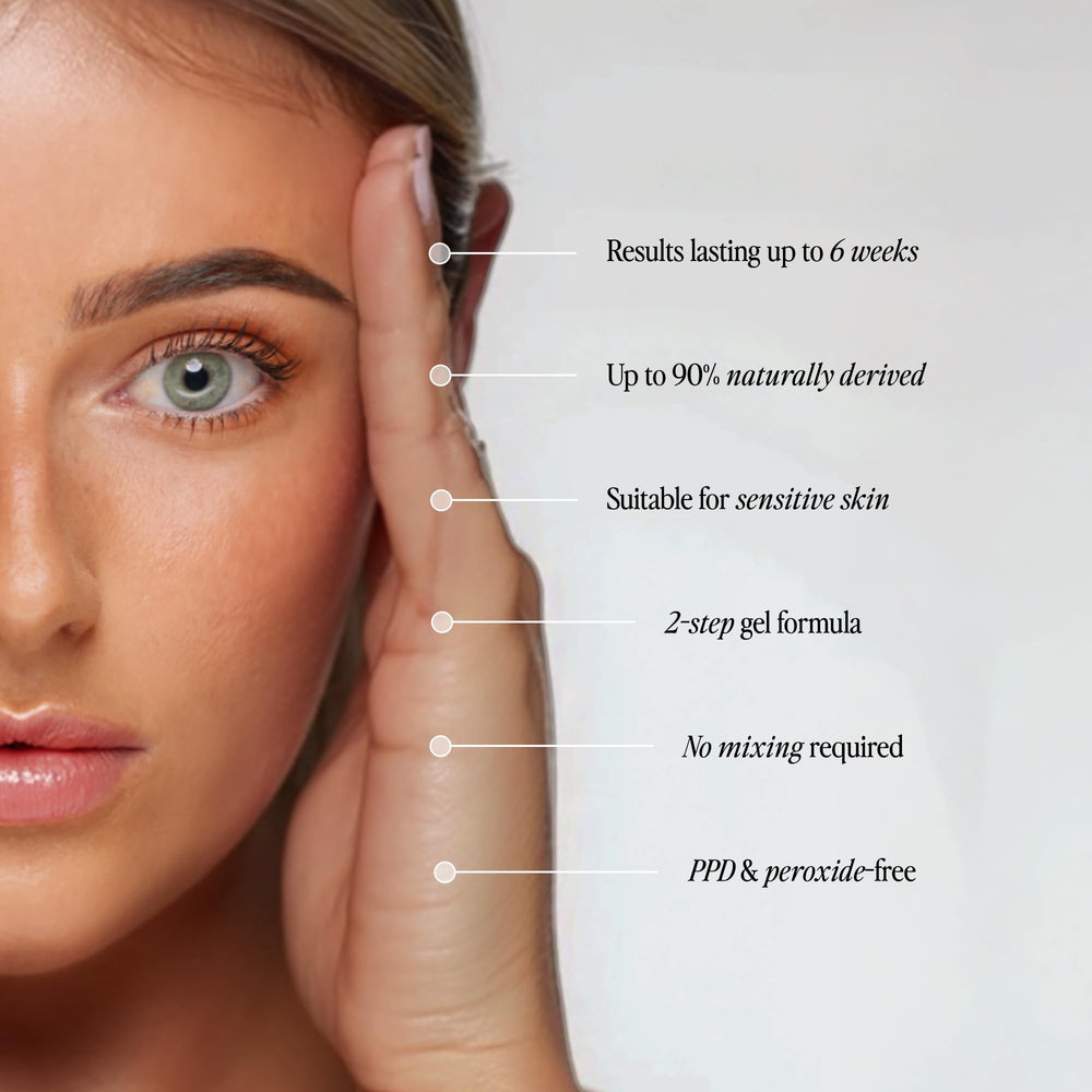 Brow Code prueba dermatológica para piel sensible.