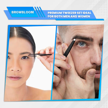 BROWBLOOM pinzas de alta durabilidad y resistencia a la oxidación.
