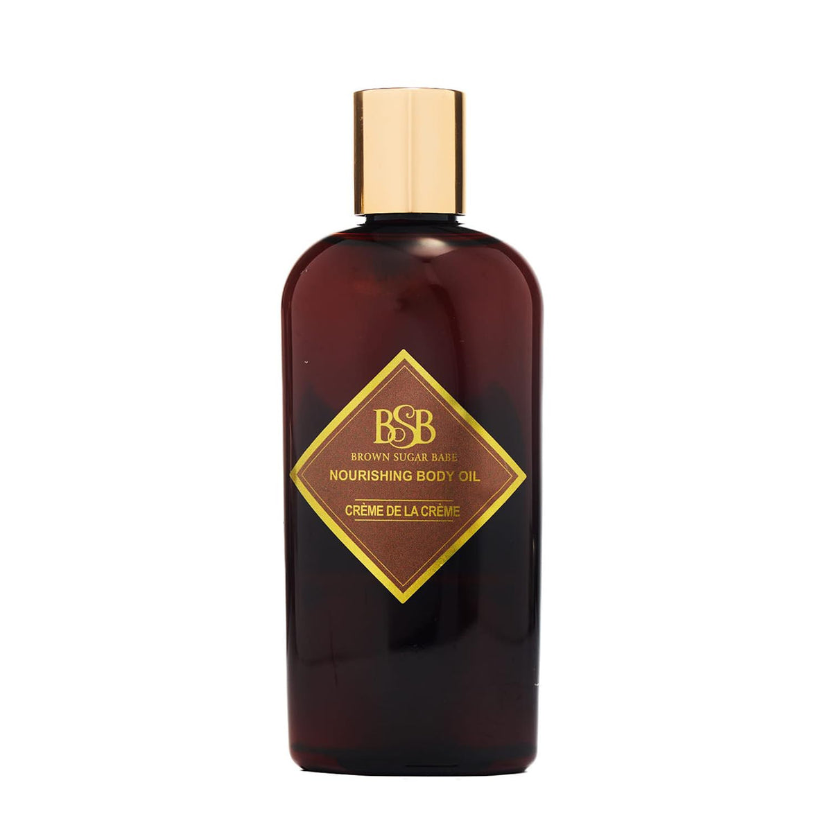 Brown Sugar Babe Crème de la Crème: flacon huile parfumée vanille et jasmin, hydratation durable.
