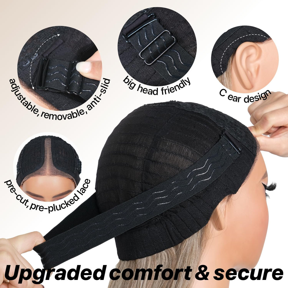 BrownBomb HD lace closure 13x4x1 detail for seamless fit and natural look