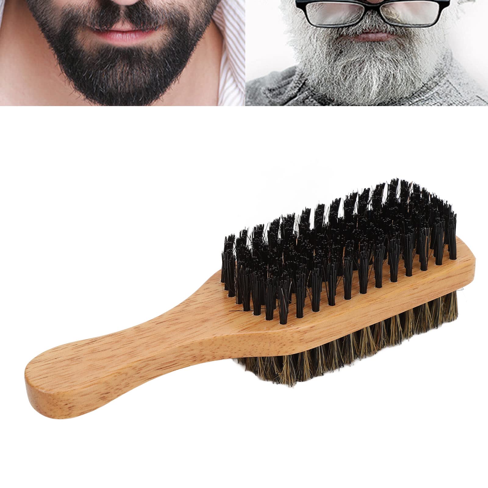 Brrnoo cepillo de barba, estuche de transporte incluido para viaje.