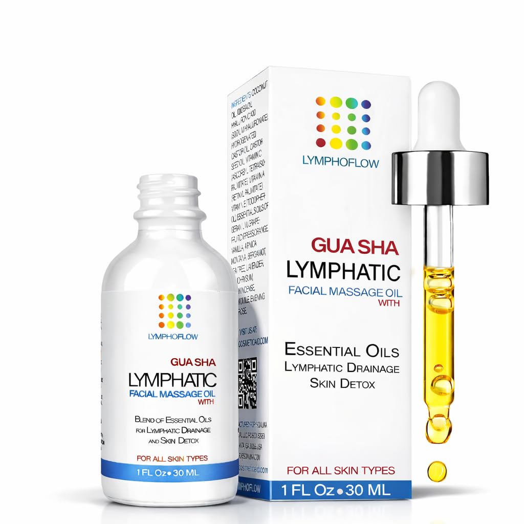 Bruizex Gua Sha para rostro, deslizamiento suave para drenaje linfático.