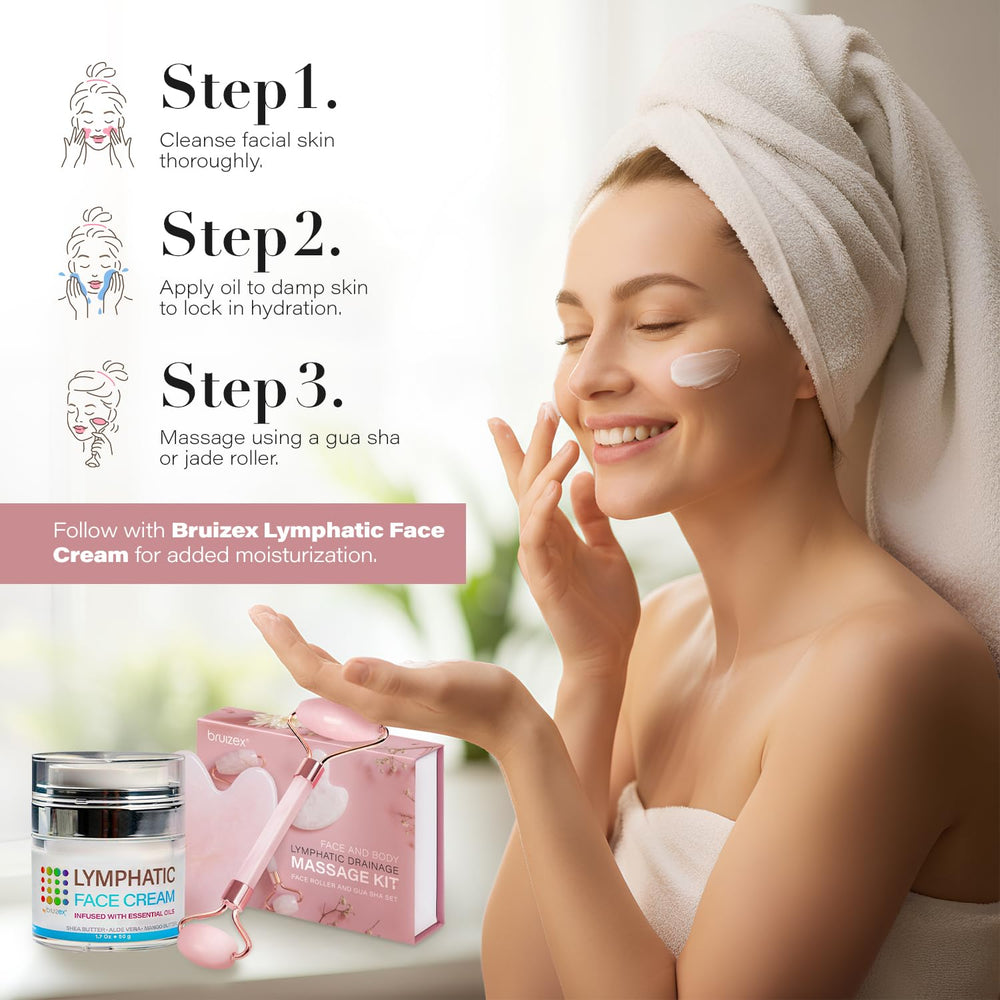 Bruizex aceite con ingredientes naturales, cuidado diario de la piel.