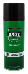 Brut Déodorant aérosol en lot de trois, prêt pour réapprovisionnement.