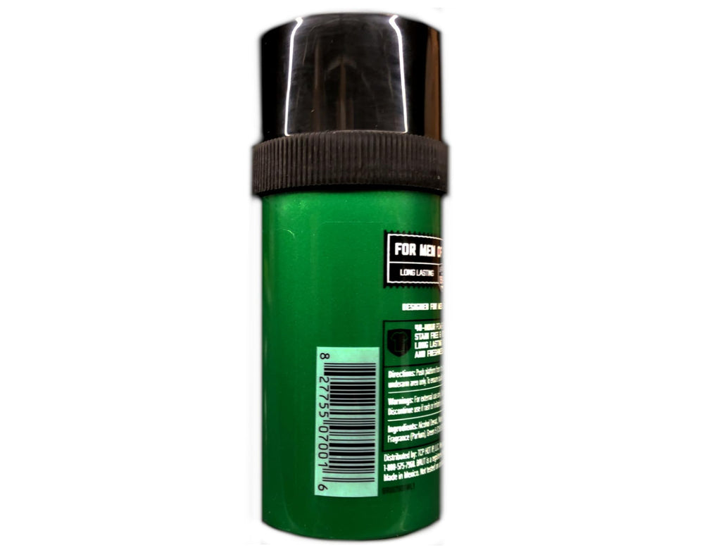 Brut desodorante sólido redondo para hombres, sensación masculina duradera.