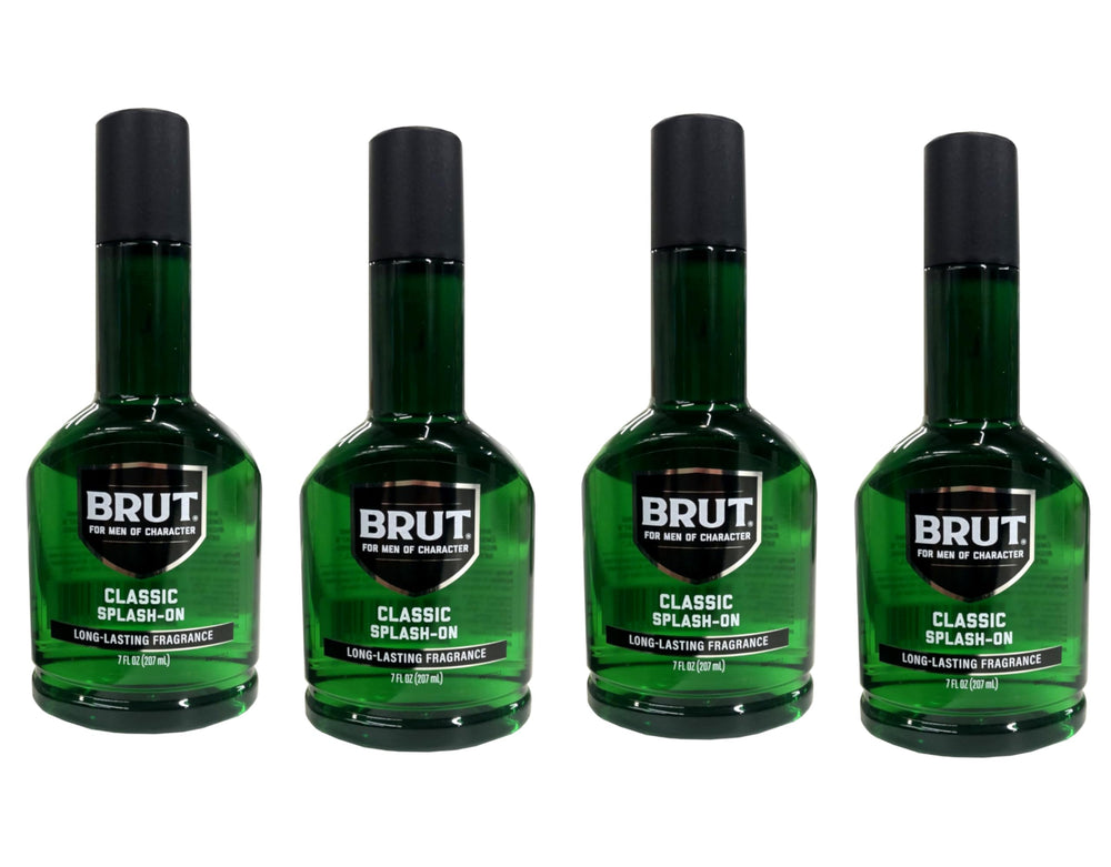 Brut lotion application sur la peau, sensation douce et fraîche.