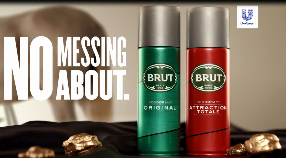 Brut Original, caja de empaque, lista para regalo.