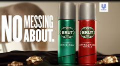 Brut Original, caja de empaque, lista para regalo.