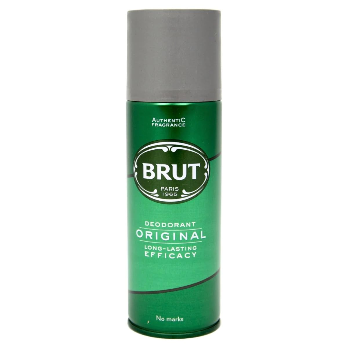 Brut Original desodorante en aerosol 200 ml ofrece frescura duradera para el día.