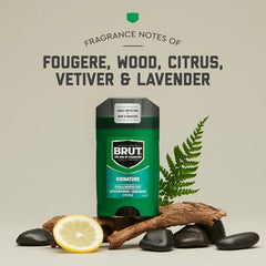 Notas fougere de BRUT Signature Scent para un aroma distintivo