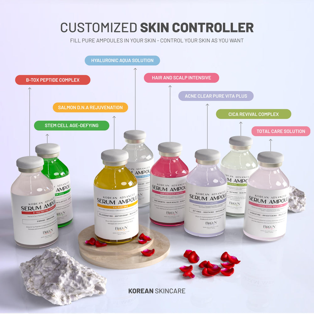 BRÜUN AC Control Clear Vita Plus rutina facial diaria para cuidado sensorial.