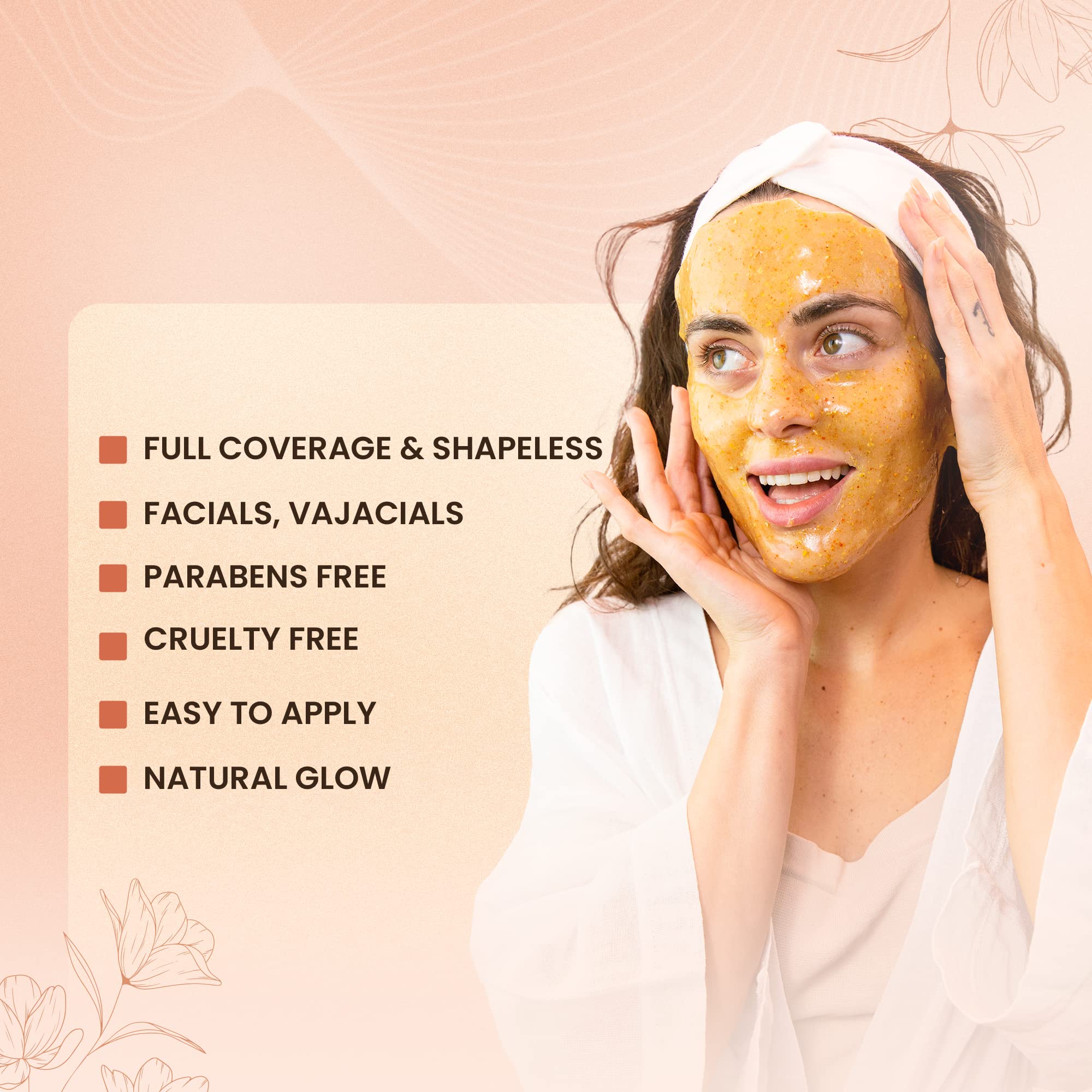 BRÜUN compatibilidad con mascarilla de luz – cuidado posterior seguro
