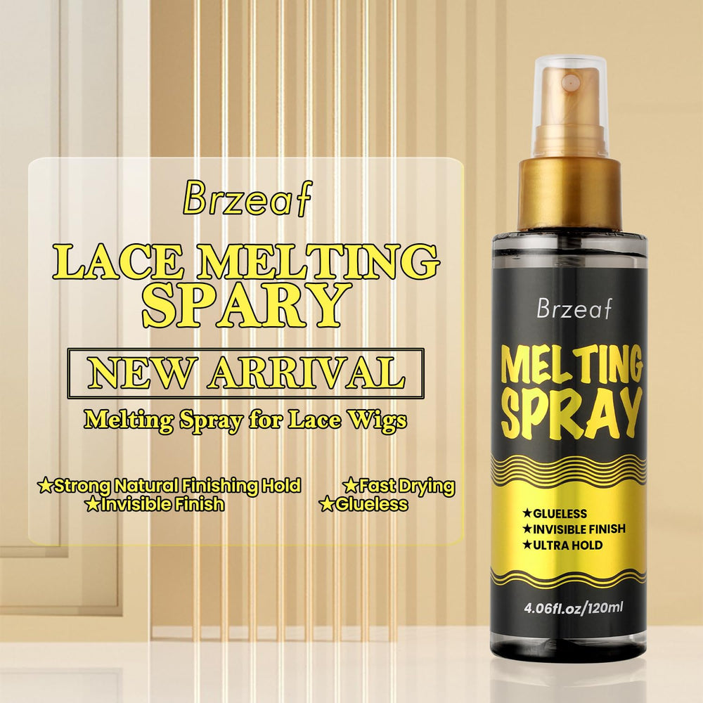 Brzeaf aerosol para encaje con adherencia natural y suave.