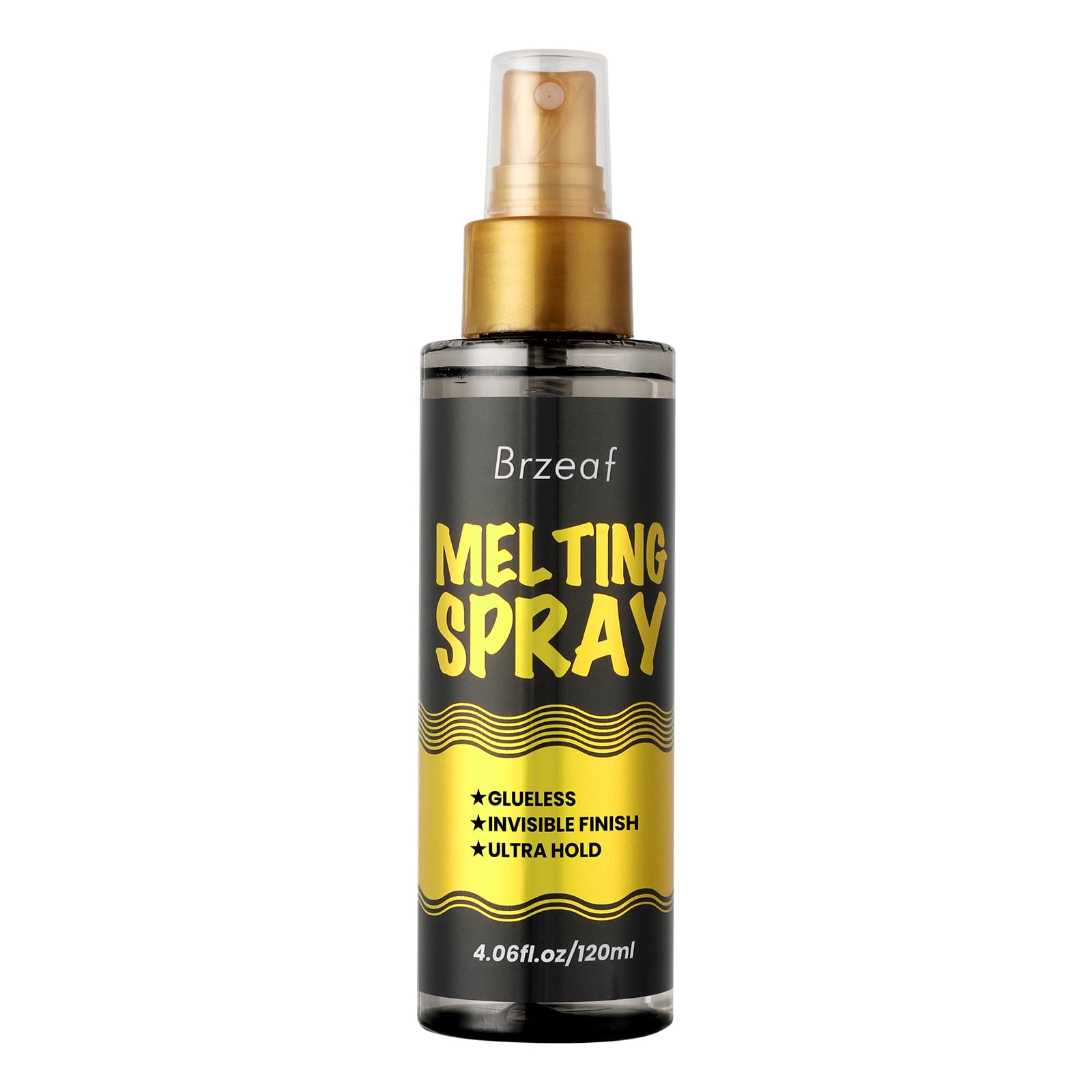 Brzeaf aerosol para encaje con fijación invisible para acabado natural.