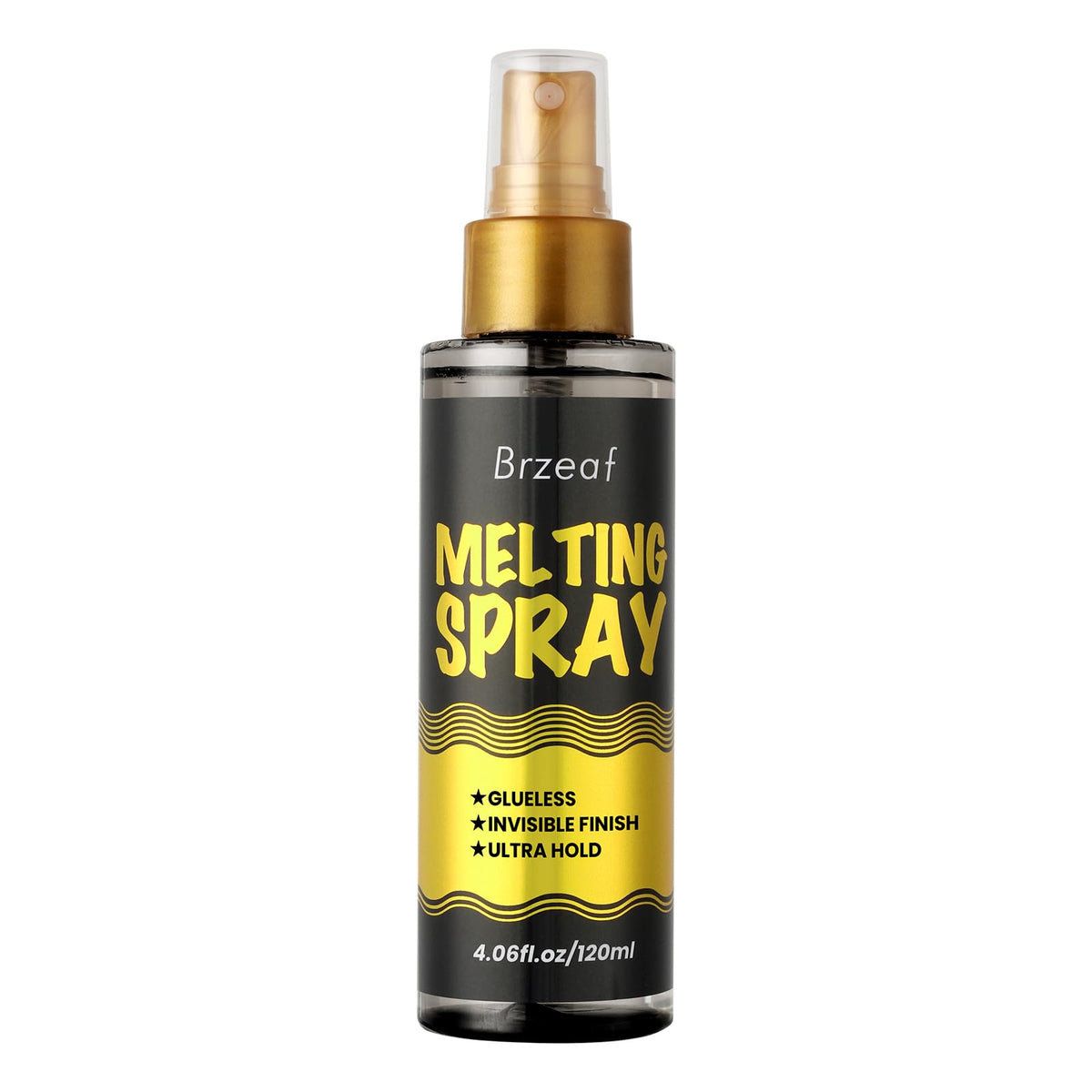 Brzeaf aerosol para encaje con fijación invisible para acabado natural.