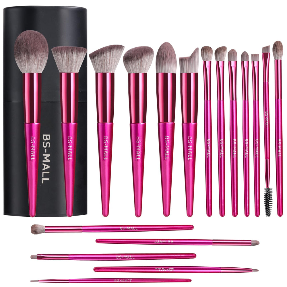 BS-MALL conjunto de 18 brochas para maquillaje profesional en casa