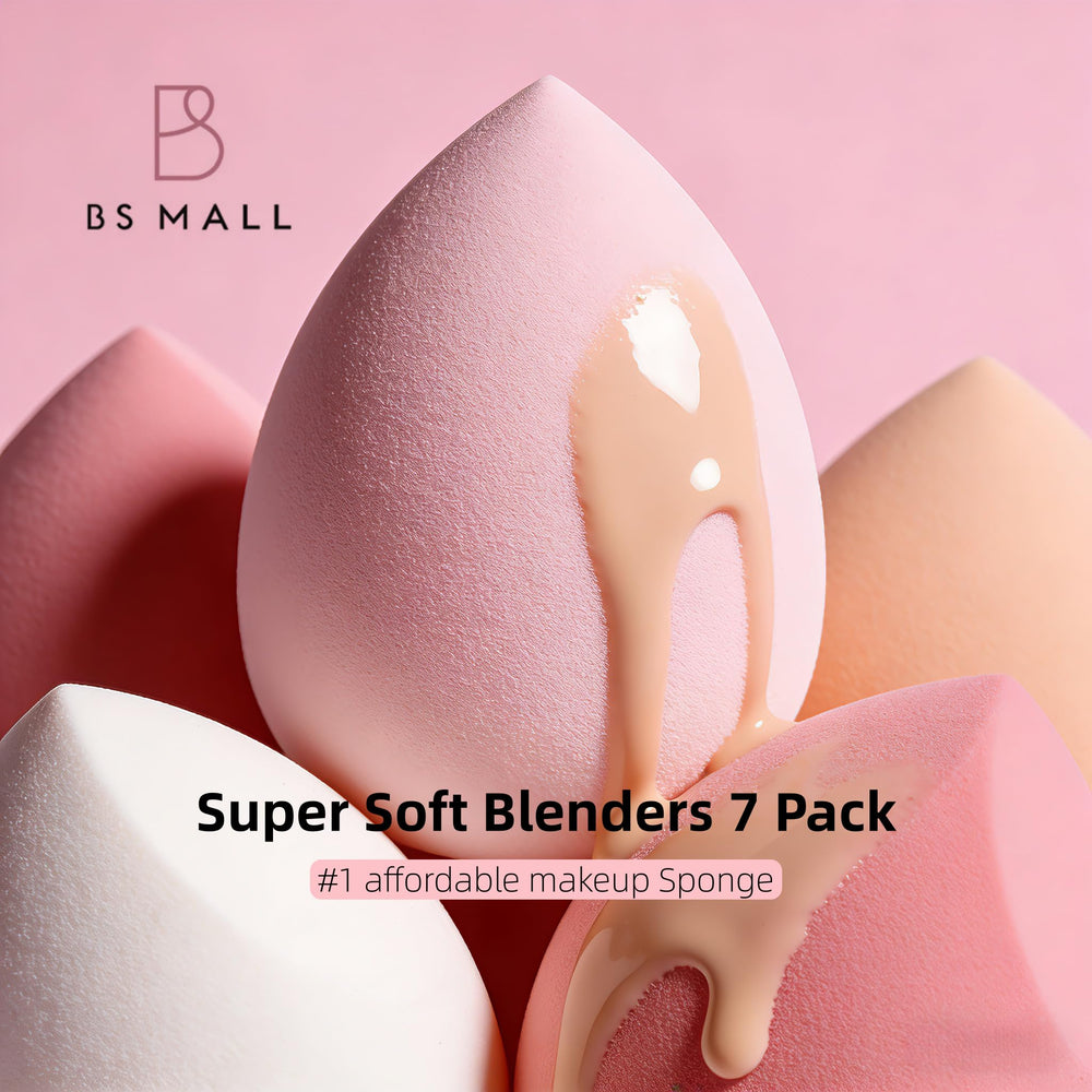 BS-MALL esponja maquillaje mini para retoques precisos durante el día.