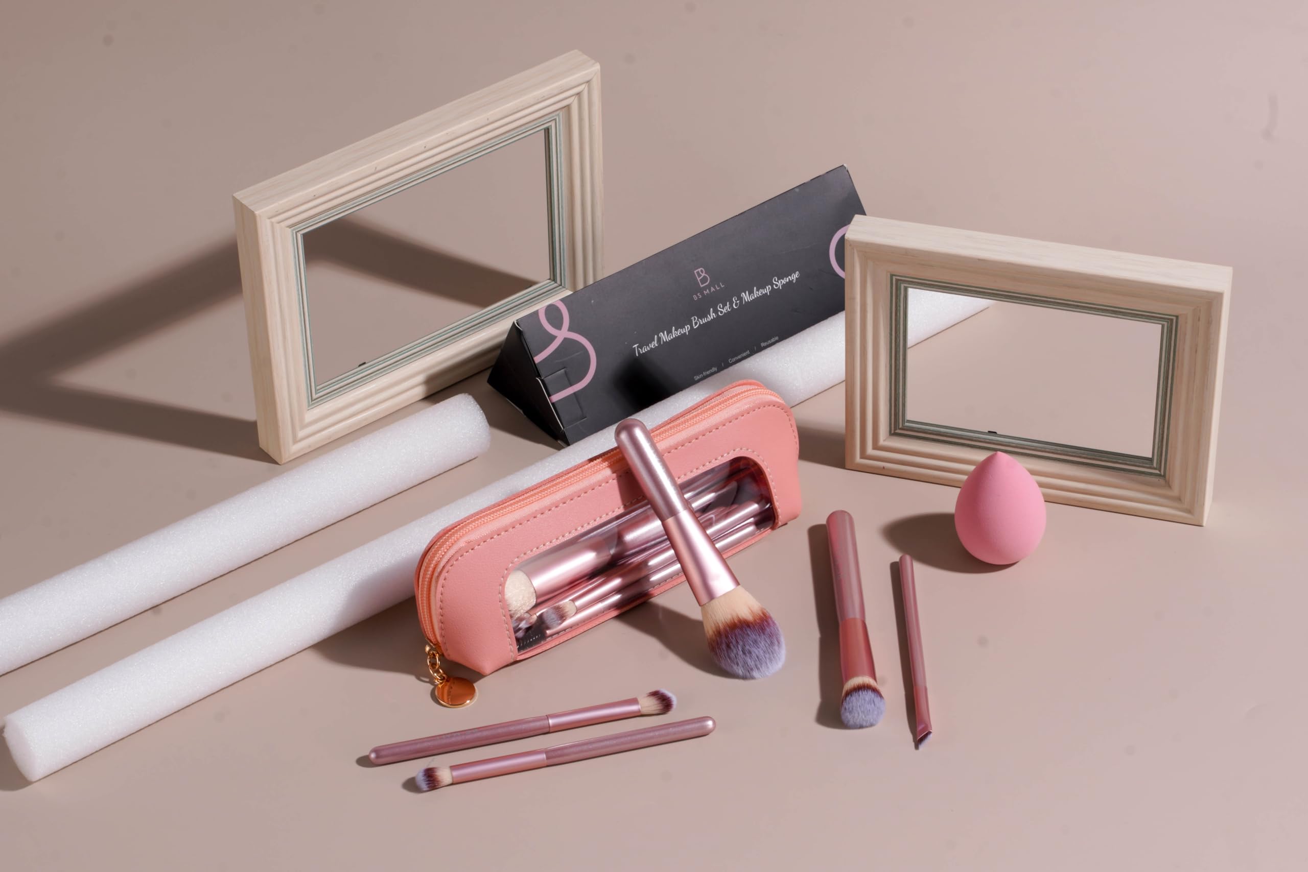 Esponja BS-MALL de maquillaje, textura suave para difuminar